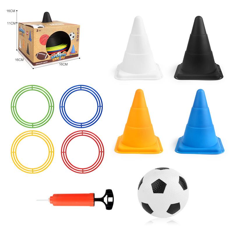 

Детская игрушка для метания колец 14 см, многофункциональное ведро с дефектом, спортивная тренировка по баскетболу и футболу