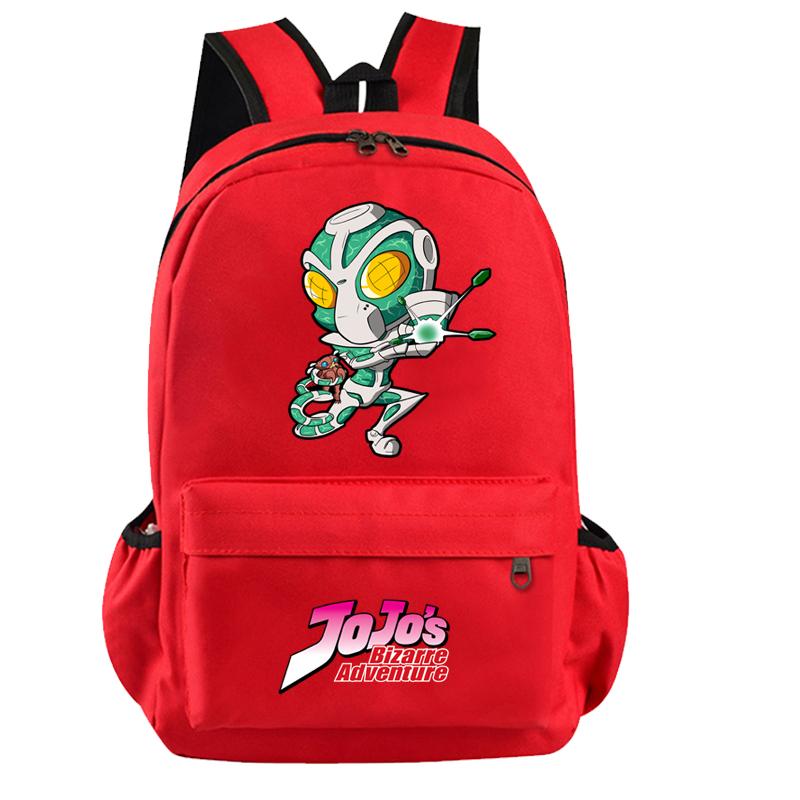 Anime Printed Adventure Backpack for Teen Gift School Bag Canvas Bookbag Girl Kawaii Rucksack Student Back To Schoolbag