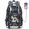 ONE PIECE Luffy School Bag Animation Peripheral Large Capacity Lightweight Backpack Junior High School Backpack Travel Bag