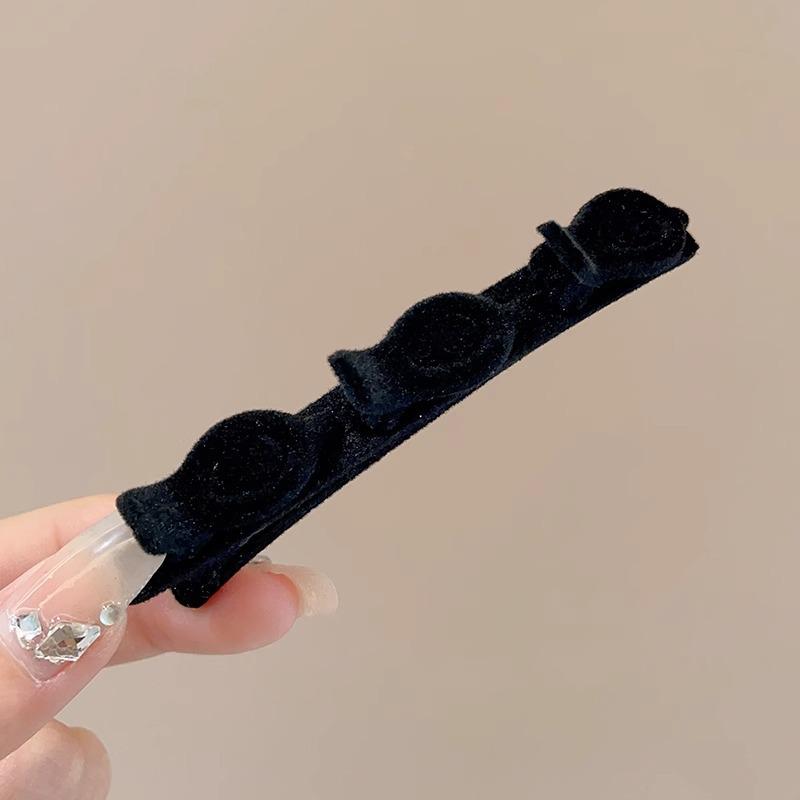 Autumn & Winter Coffee Hair Clip: Women's Seamless Duckbill, BB & Bangs Clips