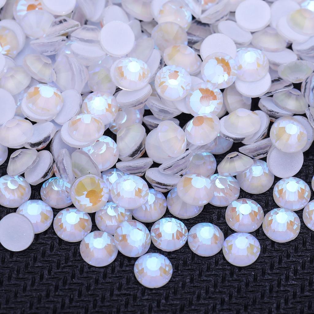 Diamante Fluorescente Morbido Vetro Aurora Strass al Vetro Neon, Gioielli Luminosi per Nail Art Accessori per Unghie Cellulari