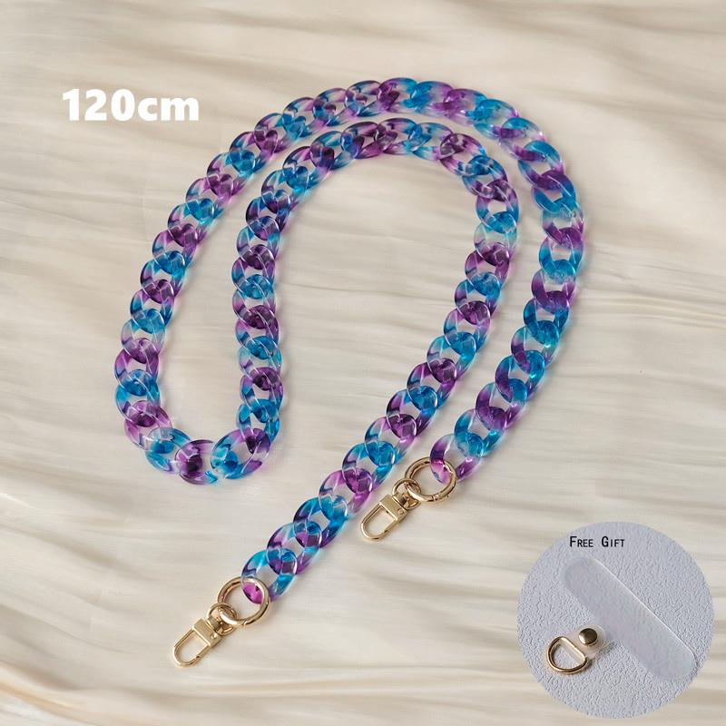 Nové príslušenstvo k telefónu Odnímateľné časti Retiazka Candy Crossbody Živica Luxusný remienok Ženy Puzdro na telefón Retiazky na akrylové rameno