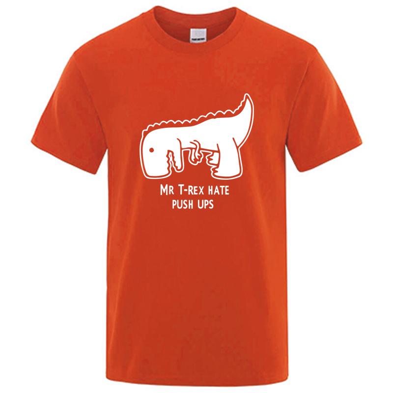 Mens High Quality 100 Cotton Funny Casual Dinosaur Design Printing Cool Oneck for Men Tshirt Male Tees Shirts Men Tops