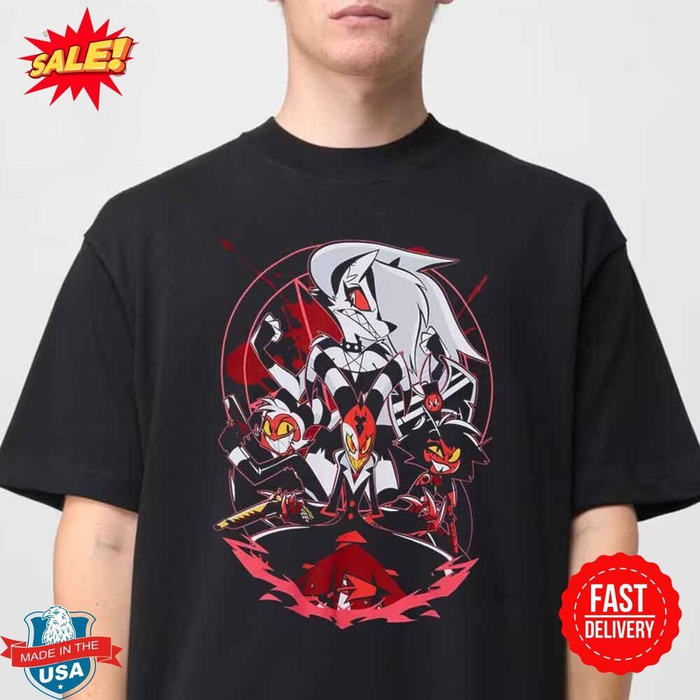 Классическая футболка Helluva Boss IMP, размеры S-5XL 2XL