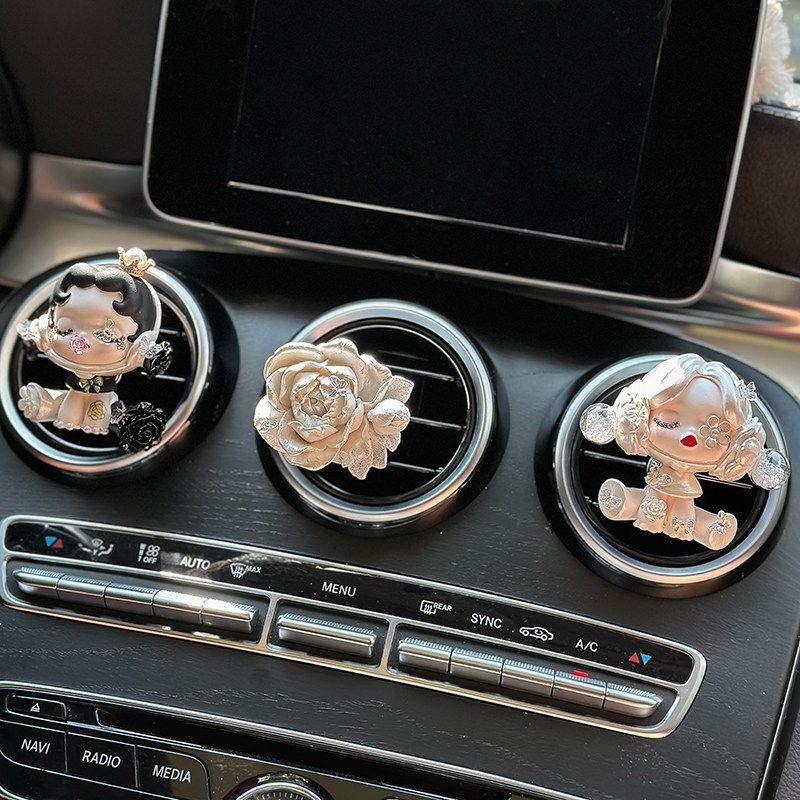 Angel Doll Automobile Aromatherapy Auto Perfume Car Interior Air Outlet Decoration Creative Car Decorations Fragrant Stone Gift for Women