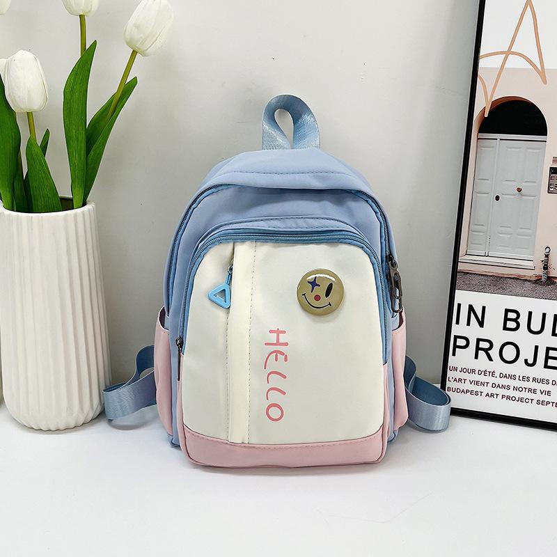 New fresh and fashionable backpack versatile fashion large capacity travel small backpack nylon casual primary school bag