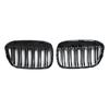 2 PEÇAS Preto Brilhante Grelha Dianteira Rim Grelha Ajuste BMW X1 F48 F49 2016-2019