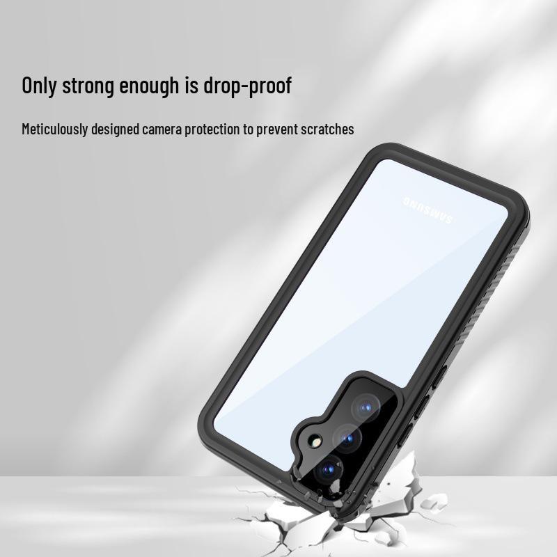 Samsung A54/A55 Red Pepper Waterproof Case - Full Coverage & Drop Protection for Beach & Swimming