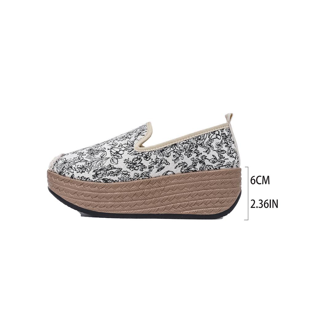 Sequin Women's Shoes Summer Breathable Flat Single Shoes Versatile and Fashionable Old-fashioned Beijing Cloth Shoes