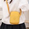 Compact Nylon Crossbody Bag with Double Zipper Closure Adjustable Strap Small Casual Purse for Daily Travel