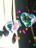 3pcs Crystal Refractive Light  Shadow Pendant Multiple Styles of Crystal Light  Shadow Pendants DIY Wind Chime Rainbow Pendant