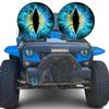 1 Paar Beast Eyes Koplampstickers Realistische Oogstickers Weerbestendig UV-Bestendig Vinyl Eenvoudige Applicatie Uniek Accent voor Vrachtwagens & Off-Road