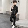 Spring Autumn Teenager Boys Clothing Sets Child Fashion Letter Sweatshirt + Pants  Kids Tracksuit