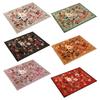 NonSlip Floral Area Rug Washable Low Pile Floor Carpet Decorative Floral Rug Comfortable and Easy Cleaning Carpet