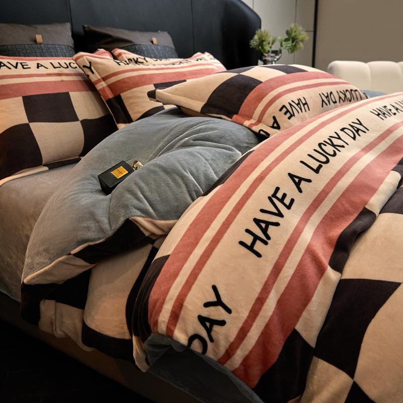 Fashion Leopard Milk Velvet Duvet Cover Girls Women Bedroom Queen King Comforter Cover Without Pillowcase Gray Quilt Covers 1Pc