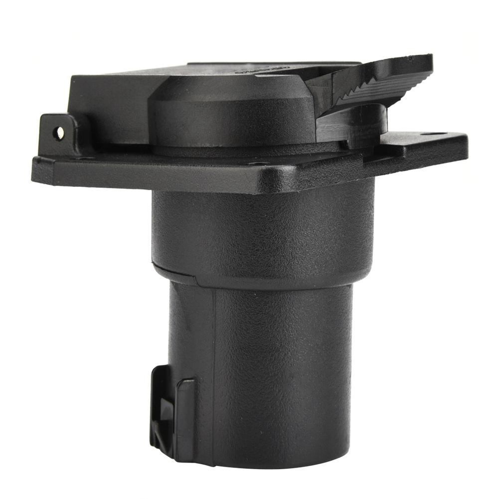 12V-24V 7-pins bil elektrisk kontakt tilhengerkontakt adapterplugg for campingvogn tilhenger