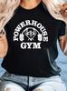 Powerhouse Gym Weightlifting Graphic T-shirt