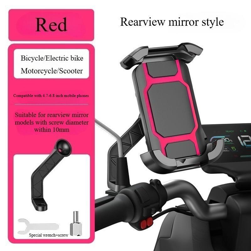 Electric Bike Delivery Rider Decals Phone Holder Mount for In-car Navigation Motorcycle Scooter Universal Electric Bike Bracket
