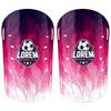 Professional Soccer Shin Guards With Sublimation Print Training Match Use