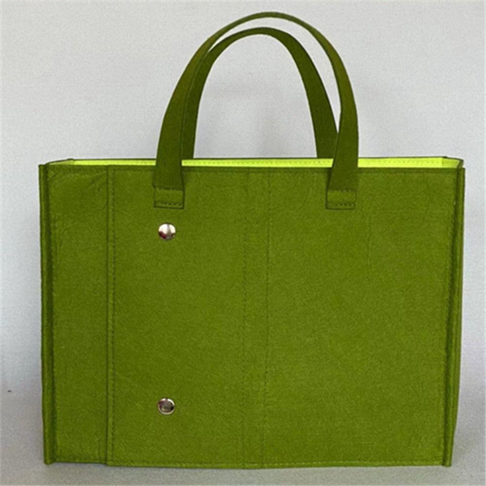 Bærbar hjemmehandelsveske Bærbar putevesker Business Koffert Stor kapasitet Filtveske Oppbevaringsveske Bokvesker Håndveske