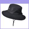 Summer Mens Breathable Mesh Fisherman Hat With Wide Brim For Outdoor Fishing And Sun Protection