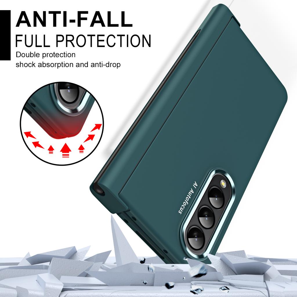 Anti -Scratch Comfortable Matte Cover Case For Samsung Galaxy Z Fold 4 5g Fold4 Zfold4 Glass Film Protector Funda Coque