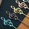 304 Stainless Coffee Stirring Spoon Musical Note Spoon Mug Teaspoons Music Bar Ice Cream Creative Gift Kitchen Tableware