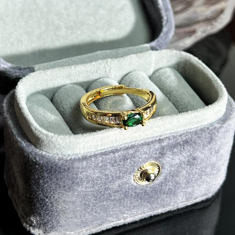 Caibao Series Open Ring Women'S Simple Fashion Niche Design Sweet Cool Light Luxury High-End Accessories