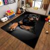 Adorable dog in thoughtful pose carpet Yoga living room room decor children's crawling mat doormat area rug games mat