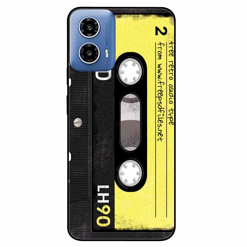 For Moto G34 5G Case G 24 Soft Silicone Fashion Animals TPU Bumper for Motorola Moto G24 G04 Painted Phone Covers Luxury Capa