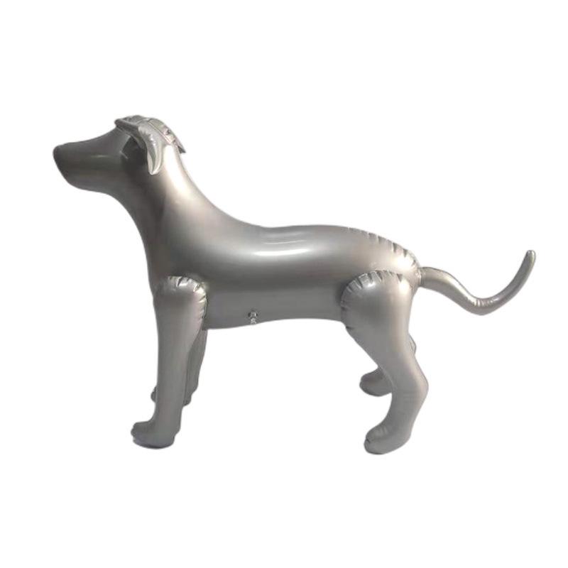 Inflatable PVC Dog Model for Pet Clothes Photography Display