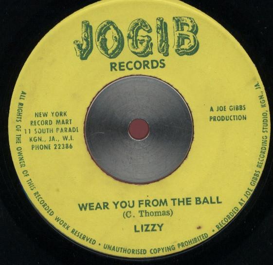 

7-дюймовая пластинка LIZZY / MR. NIGEL - Носи тебя с бала / Гармония Ха НИ ОДИН Jogib Records Ямайка Регги, Ска и Даб Б/У