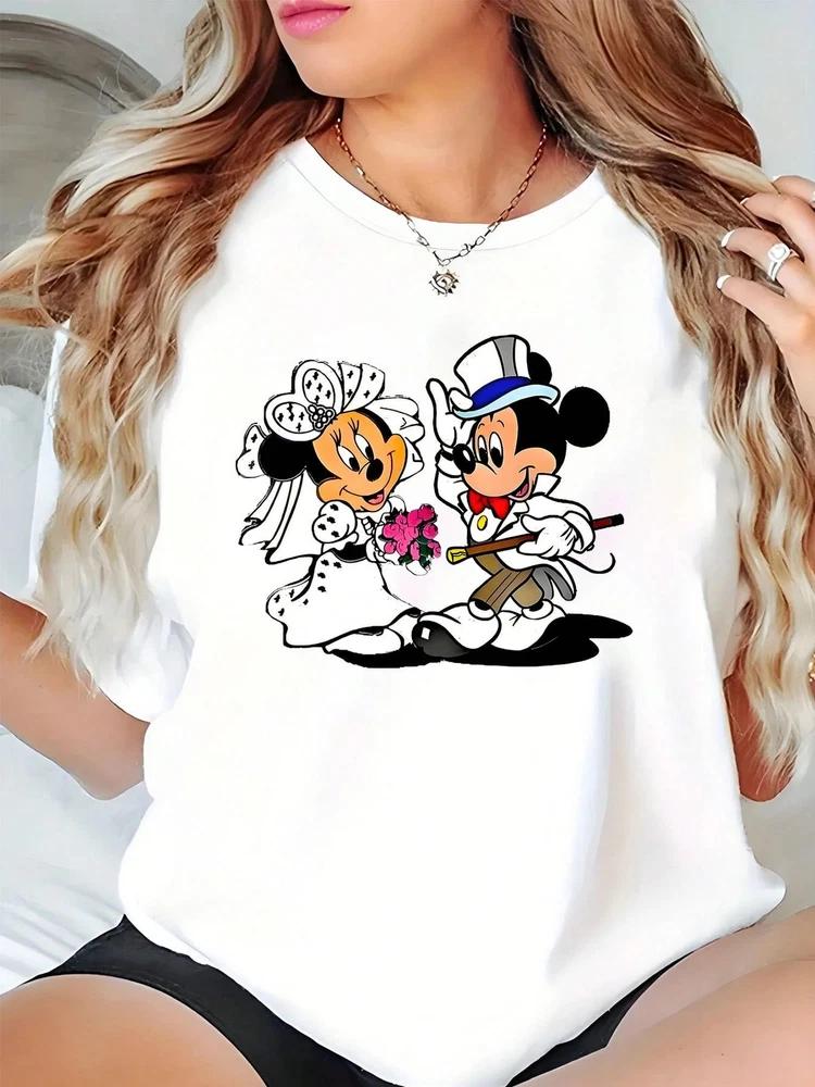 Funny Wedding Mickey And Minnie Mouse Tshirt Unisex 9 S