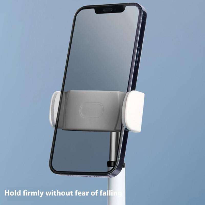 Multiple Angle Phone Holder 180° Adjustable Arm 360 Rotates Ball Head Not Slip Base Secure Grip Suitable for Phone Tablets