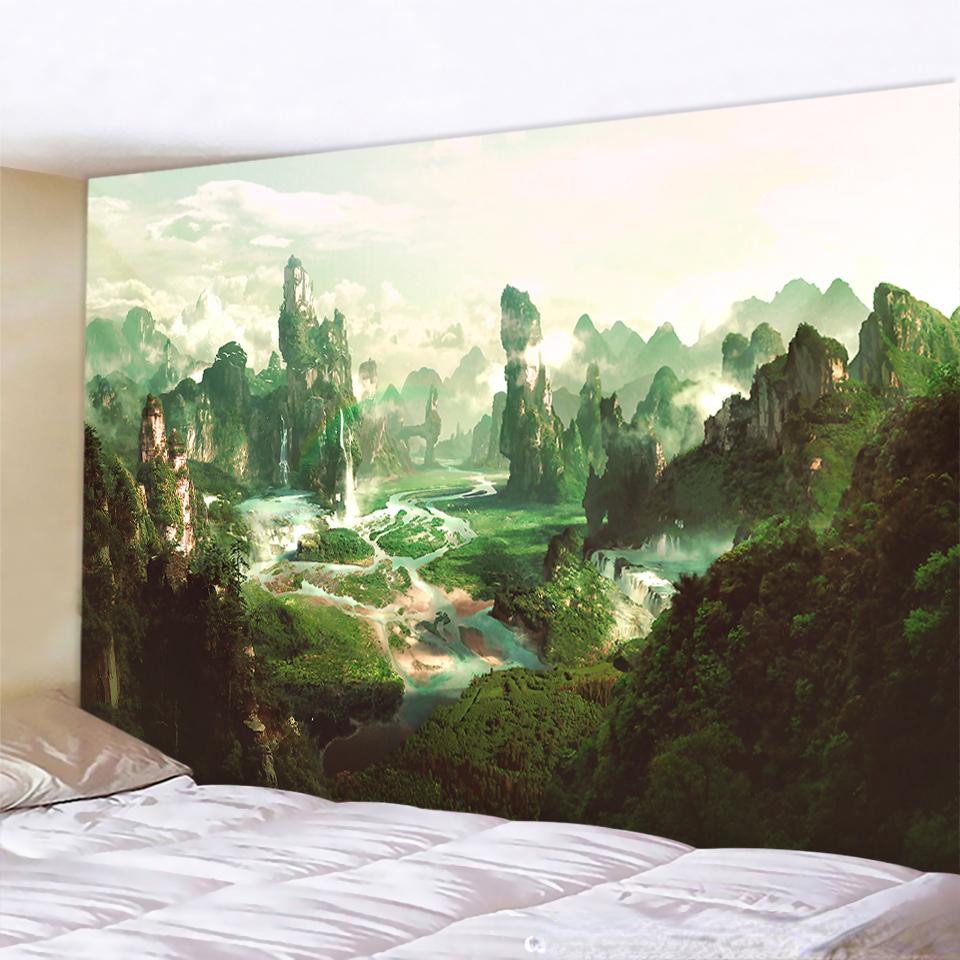 Psychedelic Natural Bohemian Wall Hanging Bedroom Living Room Background Decoration Tapestry