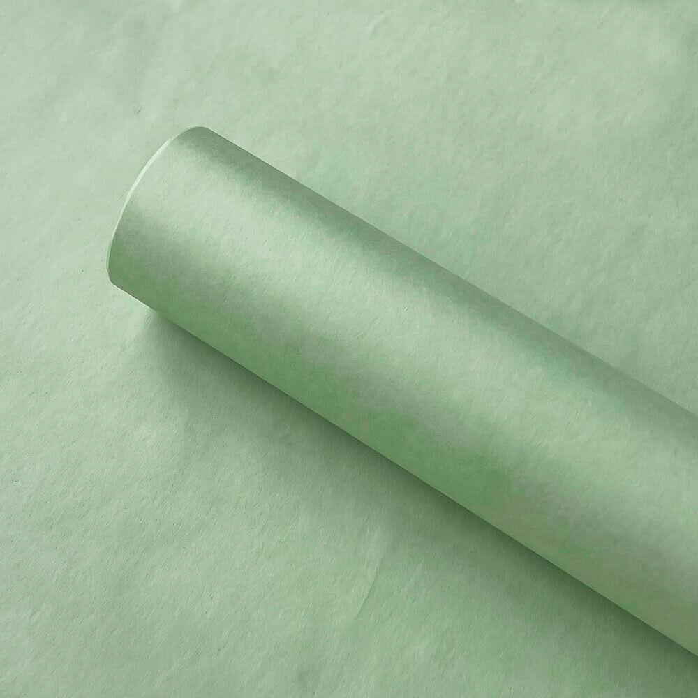 10 Sheets/Pack 70*50cm Solid Color Tissue Paper Flowers Wrapping Translucent Paper Gift Florist Pack Wedding Decor DIY Material