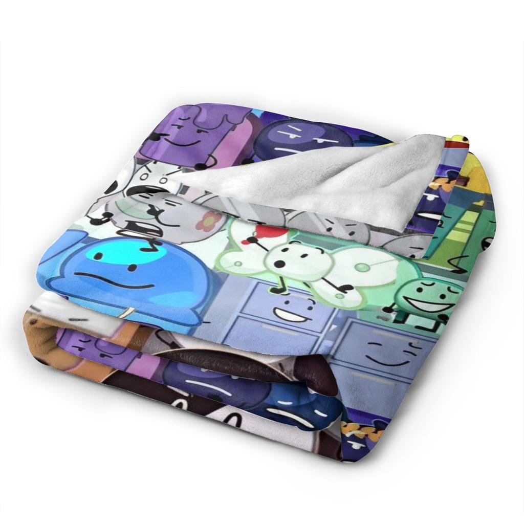 Cartoon Blankets Bfdi Plush Awesome Soft Throw Blanket for Chair Covering Sofa All Season