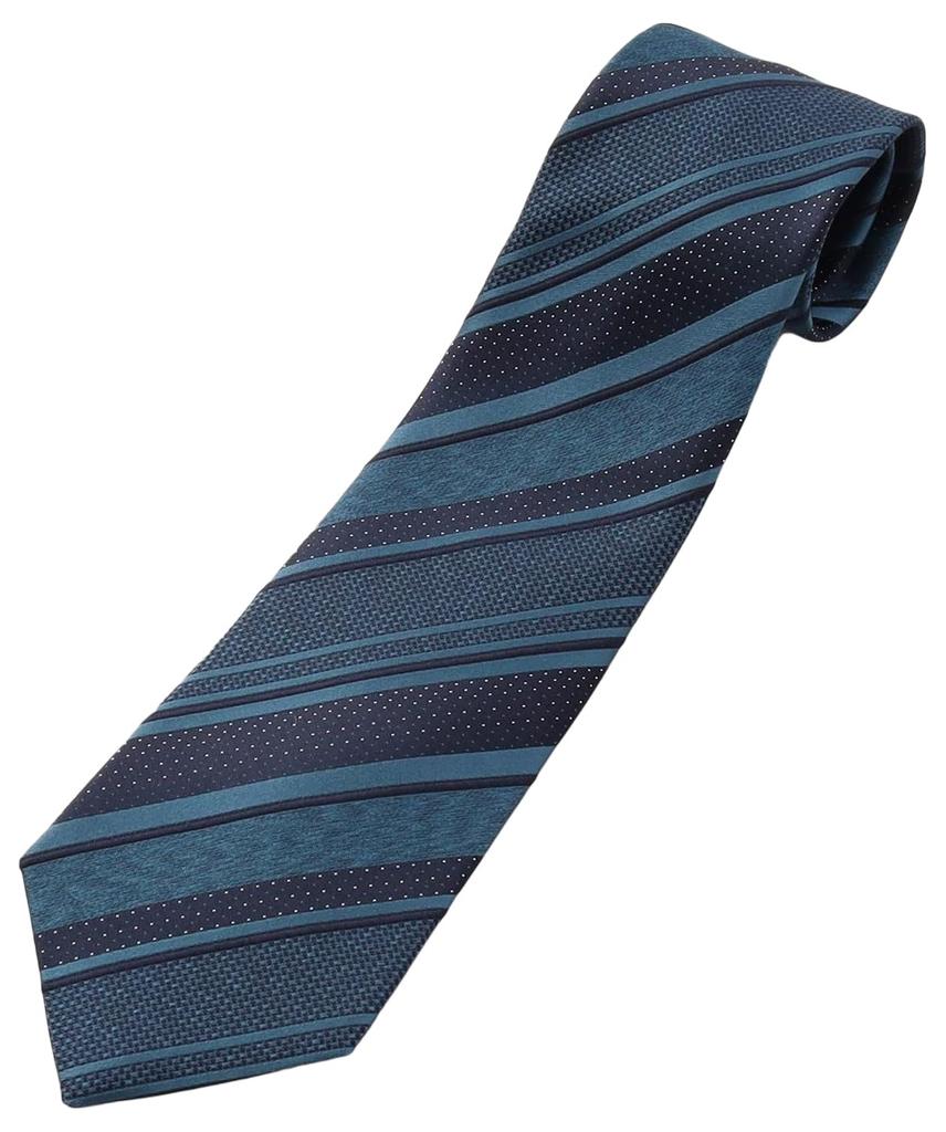 Takeo Kikuchi Shadow Stripe Silk Made In Green 00 07001180 Tie, Japan, Men's, (322), (SS),