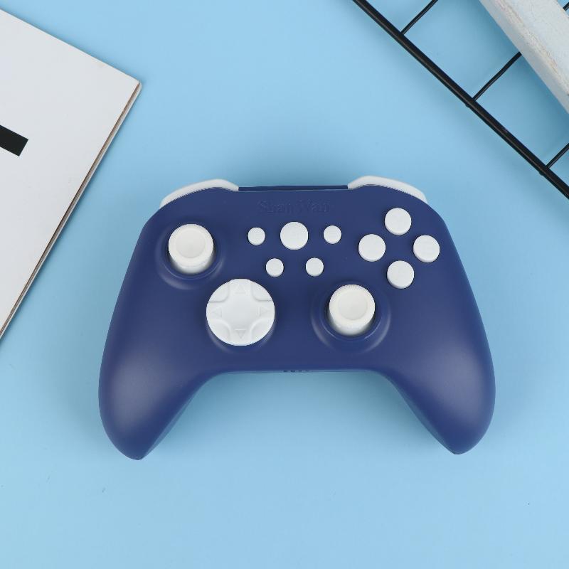 

Shanwan Wireless Bluetooth Controller Three-Mode Connection Hall Joystick Dual Vibration Motor Pc Joystick Joypad Controle