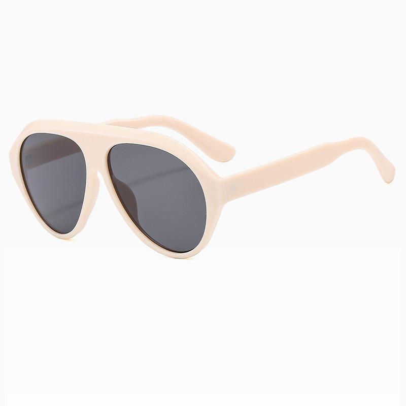 Y2k Sunglasses Female Pilot Style Oversized Fashion Glasses Uv400 For Outdoor Activities