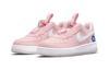 Nike Air Force 1 Toggle SE Abrasion Resistant Low top Kids' Skateboarding Shoes Pink Flower Children Aged 3 7 Years Old DB1814-600