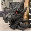Desk Mysterious Dragon Statue Study Room Bookshelf Display Figurine Sculpture Dragon Model Display