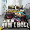 Monster Trucks Duvet Cover Pillowcase Monster Jam Bedding Set Adult Boys Bedroom Decoration Boys Gift Single Twin King Size