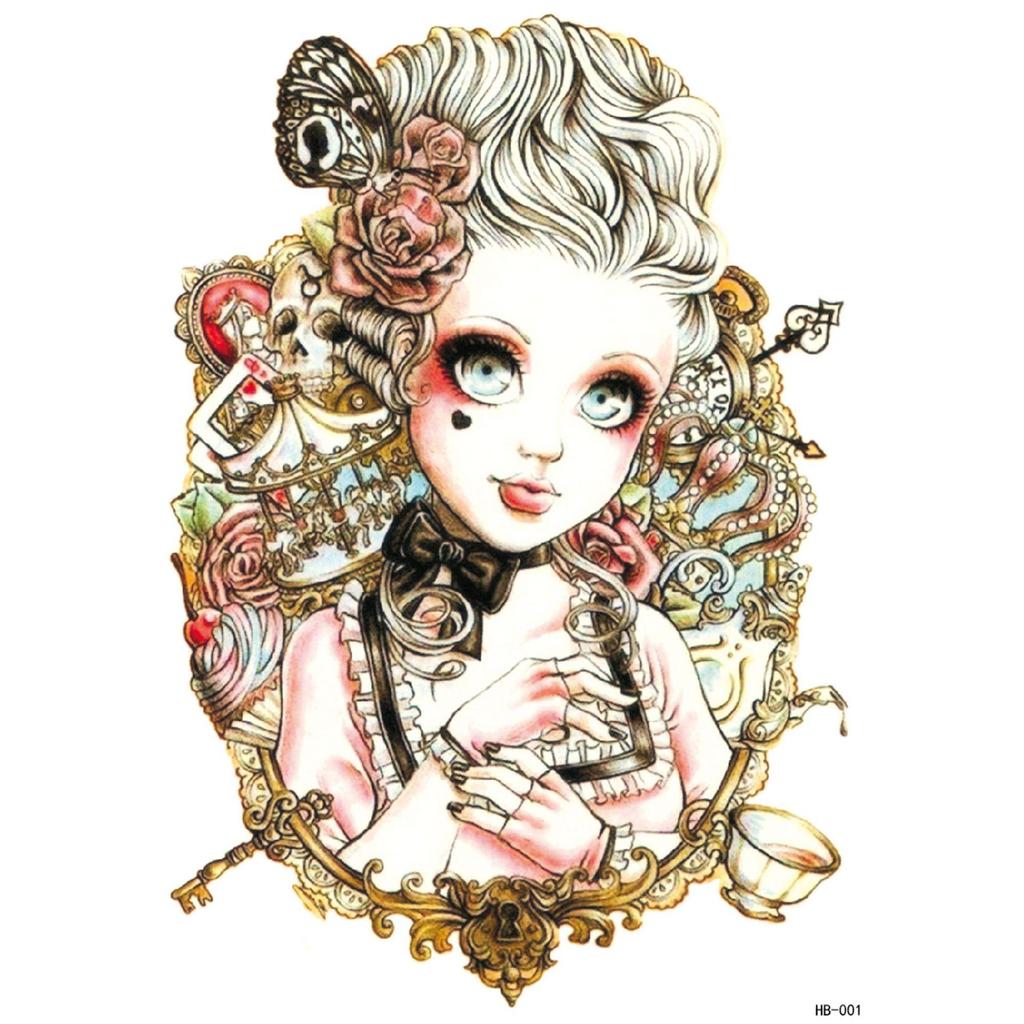 Custom Christmas Candle Temporary Tattoos & Face Stickers: Color Printed, Gold/Silver Stamped, Glow-in-the-Dark, From Your Designs/Samples