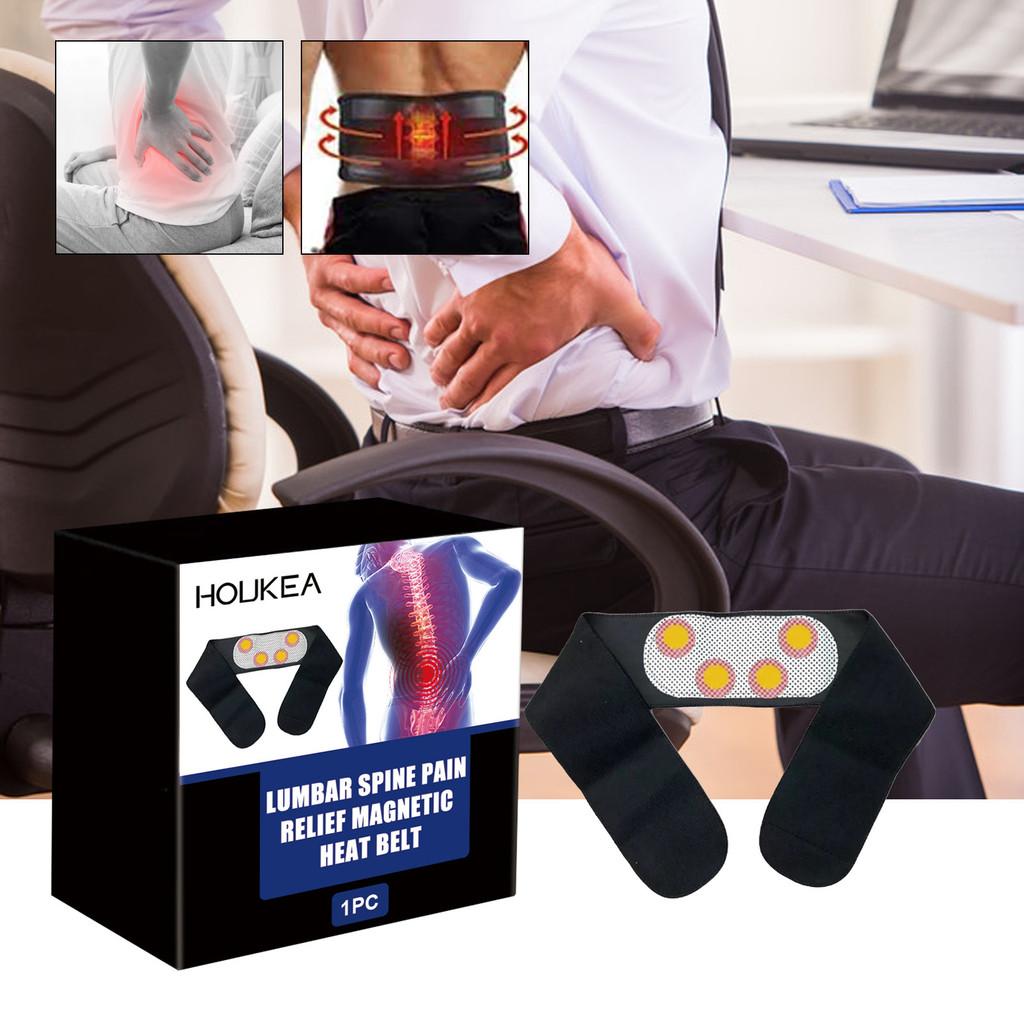 Houkea Self-heating Magnetic Back Support Belt For Effective Pain Relief And Comfort