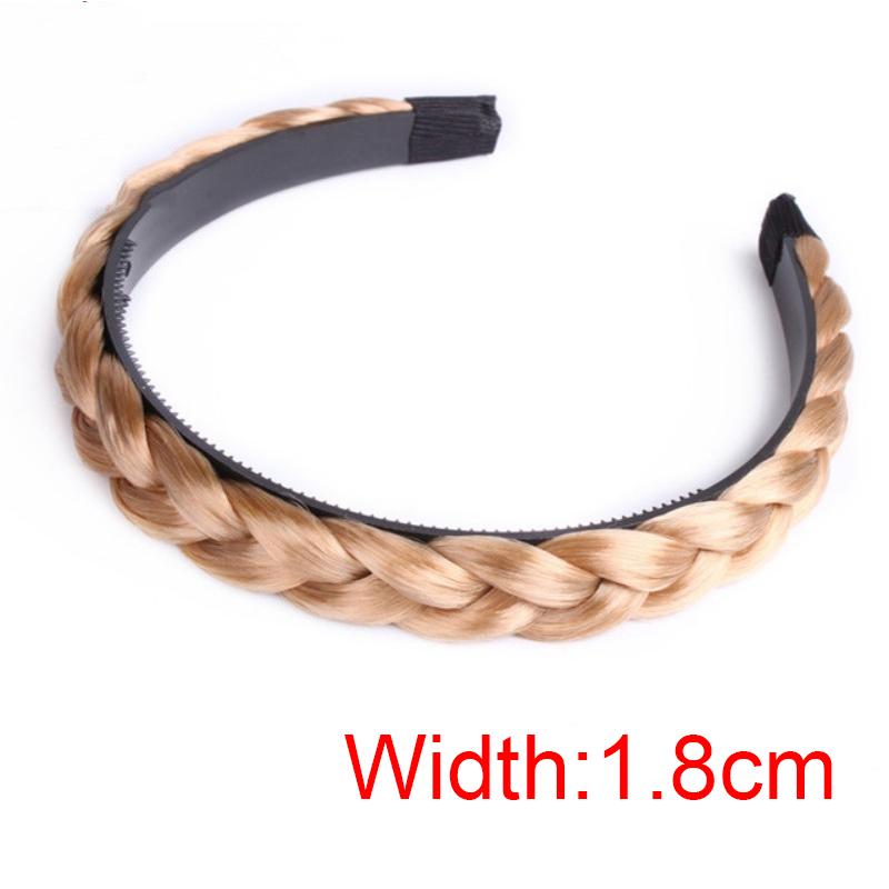 Damen Haarband Fischgrätenzopf Faule Perücke Twist Zopf Stirnband Haarnadel Böhmische Mode Rutschfester Kopfschmuck Braut Haarschmuck