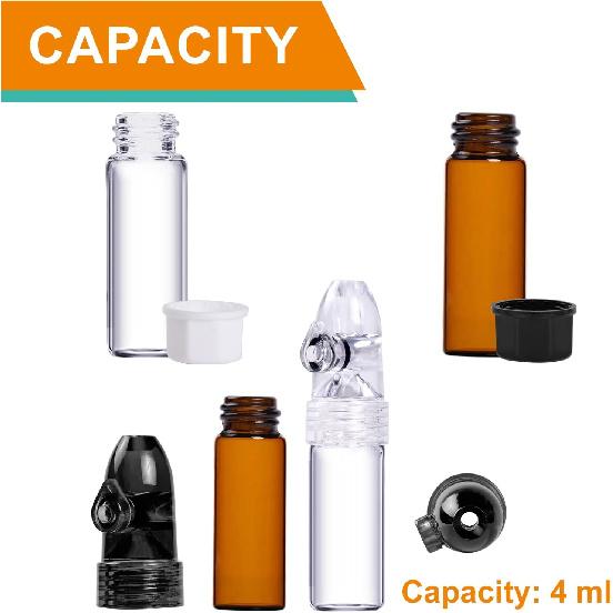 Portable Glass Ieak-proof Decorative Bottle Upgrade Combination (6 Pack)
