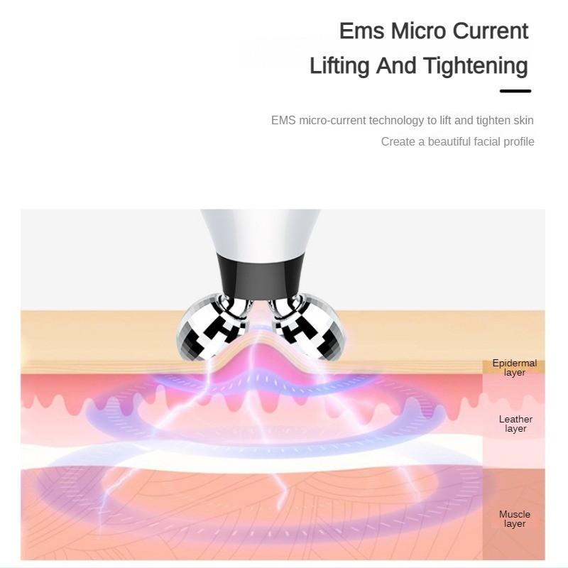 Face Slimming Beauty Device New Electric Roller Massager Facial Lifting And Tightening Micro Current Massage Machine