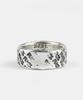 Sheen666 F Pattern Silver Ring (A Type)