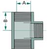 PVC-U tee 3" DN 80 16 bar garden for drip line 0100392